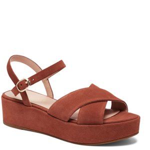 Kate spade suede platform shoes